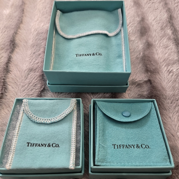 Tiffany & Co. Blue Boxes with Red and White Ribbons - Picture 2 of 3